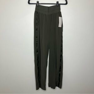 ATHLETA Nolita Wide Leg Pant Olive Army Green 4